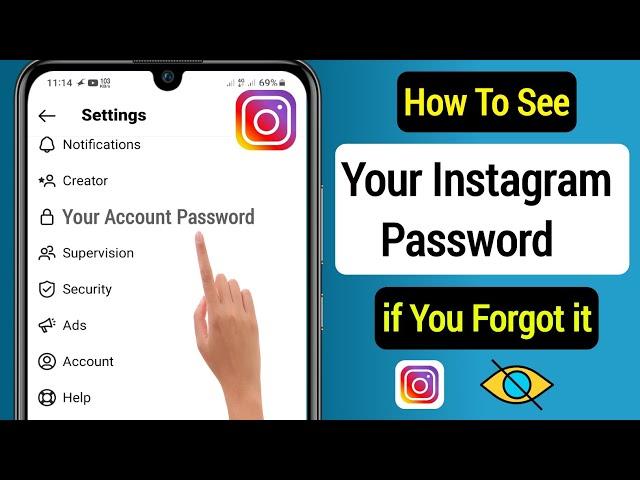 How To See Your Instagram Password If You Forgot It (2023) || Find My Instagram Password