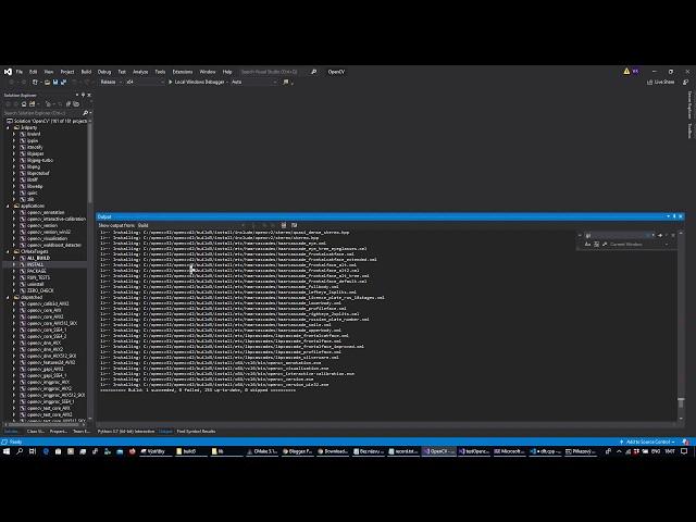 Compile Opencv 4 with GStreamer and extra modules on Windows for Visual Studio 2019 project