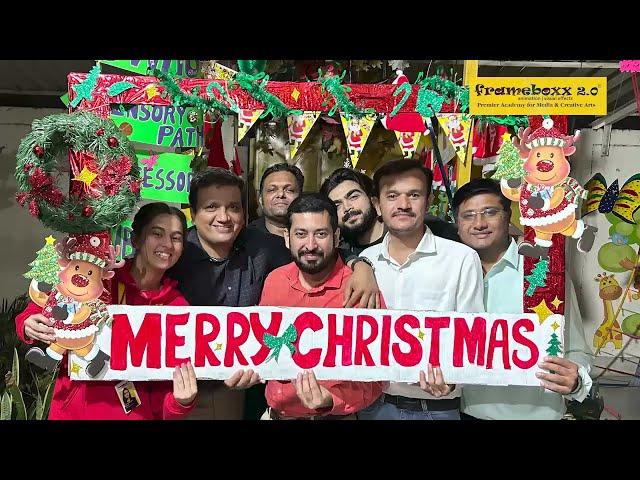 Christmas Celebration at Frameboxx Ahmedabad - 2023 | #animationinstitute #ahmedabad #christmas