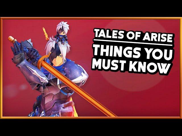 Tales of Arise | 17 ADVANCED GAMEPLAY TIPS