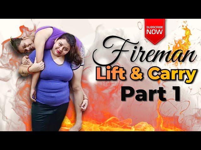 Fireman Carry Challenge Part 1  Fireman Lift & Carry Challenge  @PassionatePriyanka2.0