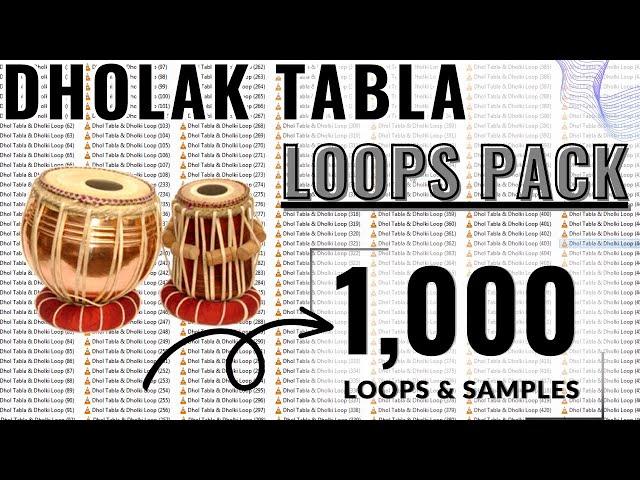 Indian All Dadra Keherwa Dholak Tabla Loops & Samples Beat Pack Zip File Download