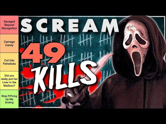 Every Scream Kill RANKED