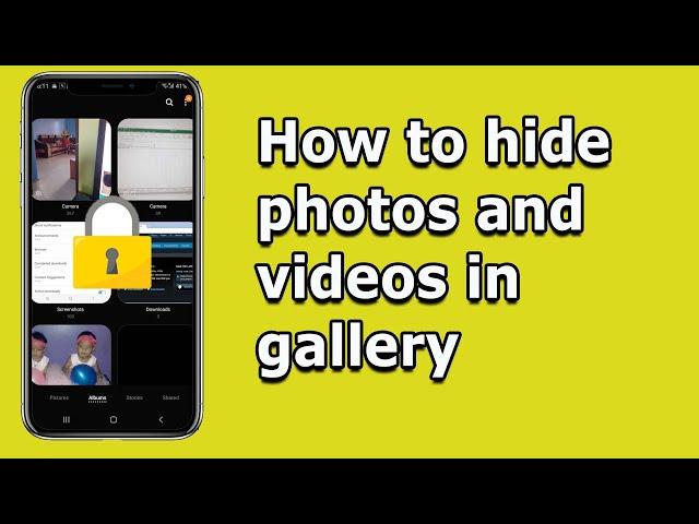 2 ways to hide private photos from gallery of android device (With or without app) | Google Photos