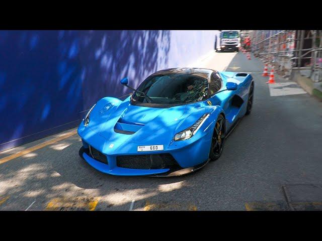 Supercars in Monaco 2024 - Laferrari, 918 Spyder, Veyron, 812 Comp A and more!