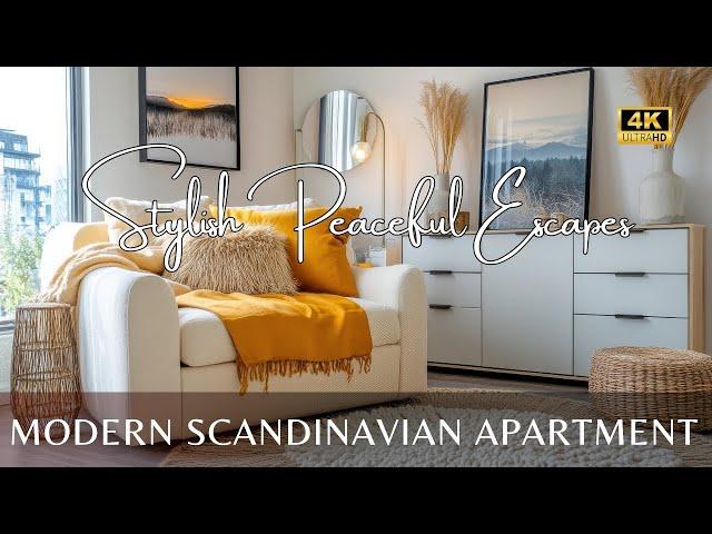 Small & Stylish Minimalist Living : Scandinavian Apartment Design Ideas for Modern Interior Decor