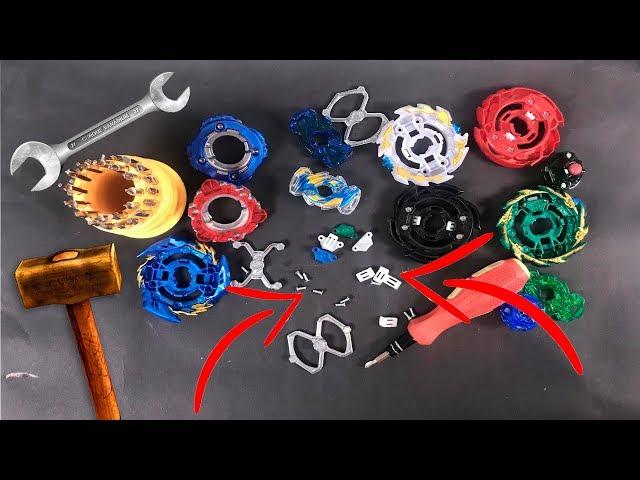 SHOCK!!! what's inside them??? SLASH VALKYRIE ACE DRAGON BEYBLADE Bushin Ashura Gatinko GT