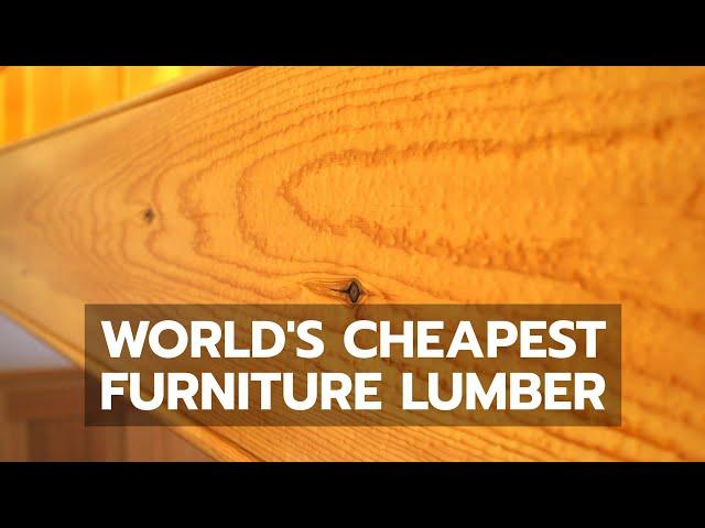 WOODWORKING: World's Cheapest Furniture Lumber