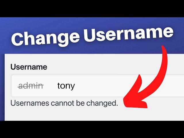 How to Change Your WordPress Username (2 ways)