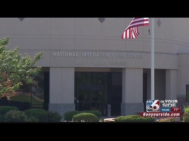 Firefighting from an office at the National Interagency Fire Center