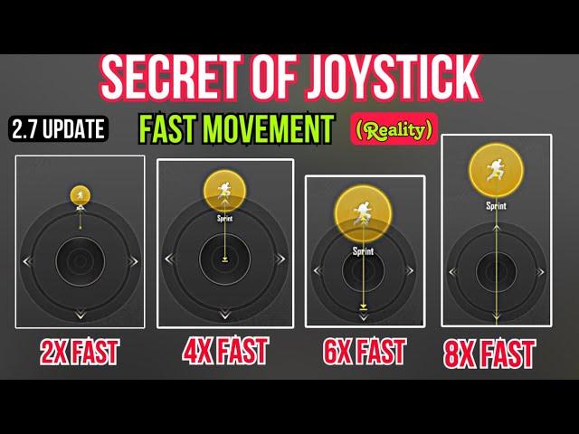 Reality of Joystick fast Movement pubg/bgmi