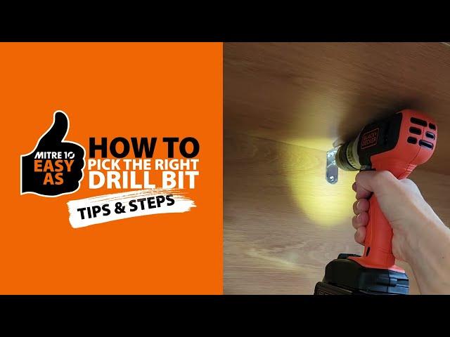 How to Pick the Right Drill Bit - Tips & Steps | Mitre 10 Easy As