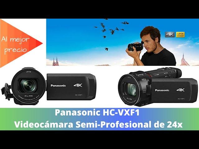 Panasonic HC-VXF1 - Videocámara Semi-Profesional de 24x, Gran Visor Eletrónico, O.I.S de 5 Ejes