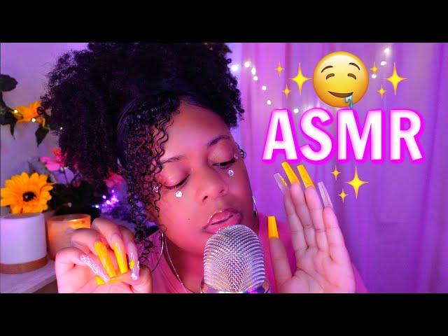 ASMR - NAIL TAPPING + TRIGGER WORDS & VISUALS (SO GOOD!!)