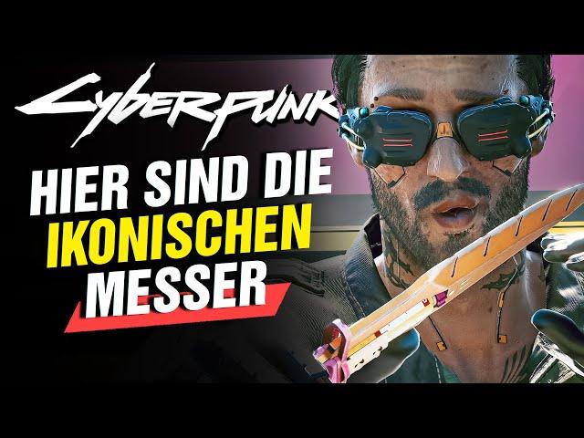 1.6x ️ ALLE Ikonischen MESSER in Cyberpunk 2077!