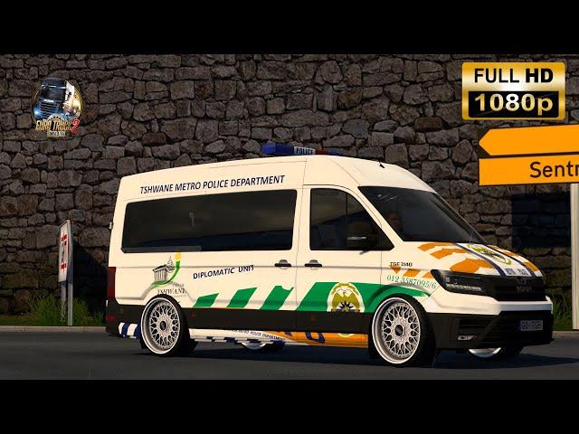 MAN TGE | Tshwane Metro Police Department | Euro Truck Simulator 2  v1.50 | Diplomatic Unit |