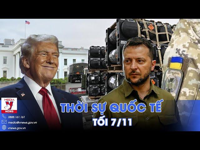 Thời sự Quốc tế tối 7/11. Chính quyền Mỹ ráo riết viện trợ cho Ukraine trước ngày Ông Trump trở lại