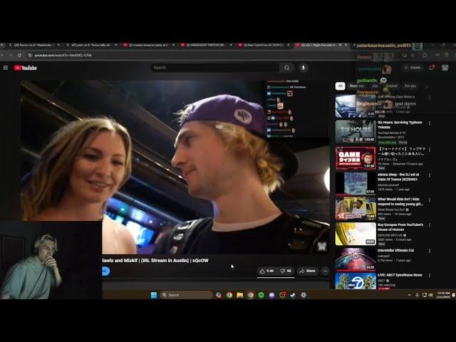 xQc Reacts to Old Videos of Himself