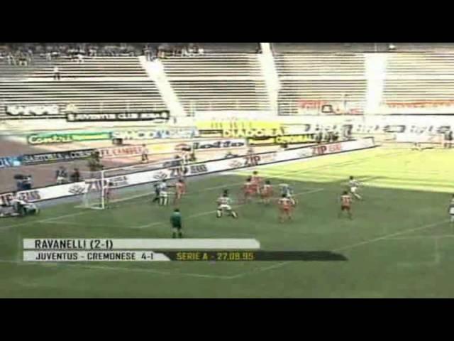 Serie A 1995-1996, day 01 Juventus - Cremonese 4-1 (Jugovic, 2 Ravanelli, A.Tentoni o.g.)