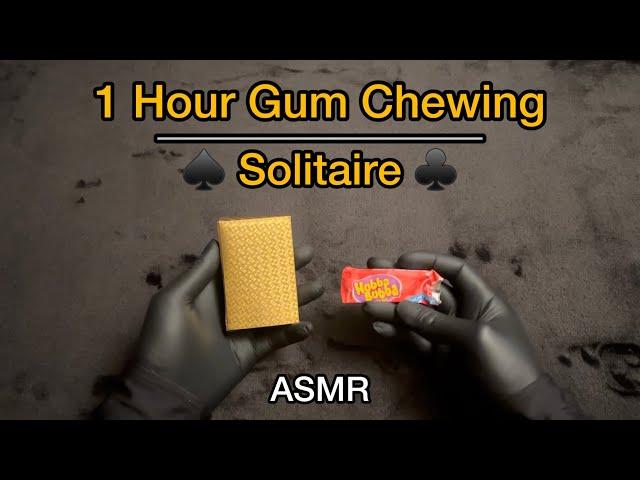 Asmr - Intense bubble gum chewing | Solitaire (No talking) #asmr  #asmrgumchewing  #asmrsounds