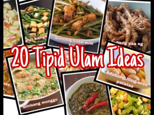 20 Tipid ulam ideas|Masasarap na lutong bahay na swak sa budget!|Budget friendly Recipe|Coneys Vlog