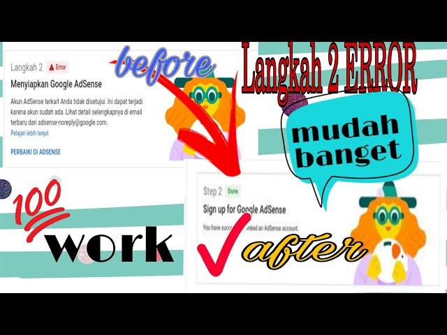 CARA MENGATASI GOOGLE ADSENSE ERROR | LANGKAH 2 PROSES MONETISASI ERROR