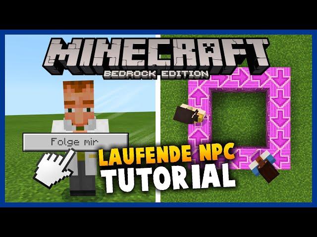 Laufende NPC in Minecraft NUR mit Commands! (Minecraft Bedrock)