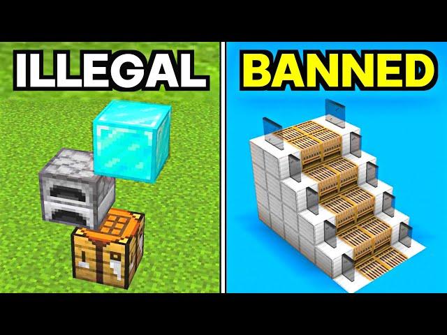 39 Illegal Minecraft Build Hacks!