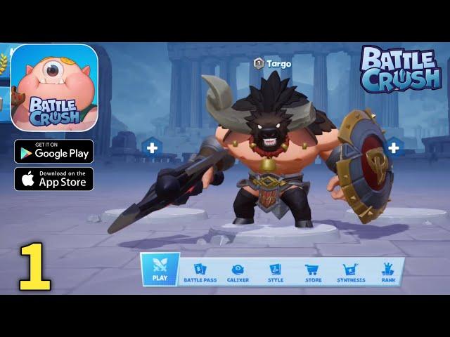 Battle Crush BETA Gameplay Walkthrough Part 1 (ios, Android)