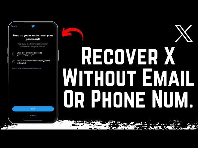 How To Recover Twitter Account Without Email And Phone Number | Step By Step Tutorial (2024)