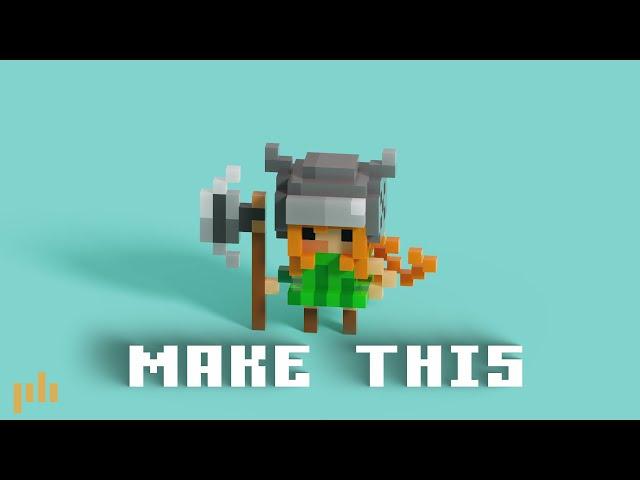 What is Voxel Art | How To Make It | Free Voxel Starter Kit