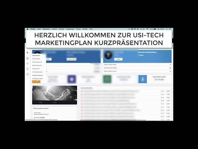 USITECH MARKETINGPLAN - KURZPRÄSENTATION !