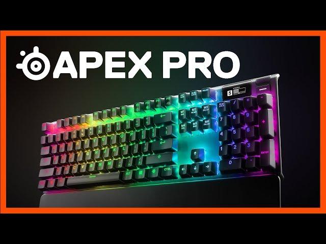 Adjustable Mechanical Switches on the Fastest Keyboard Ever - SteelSeries Apex Pro