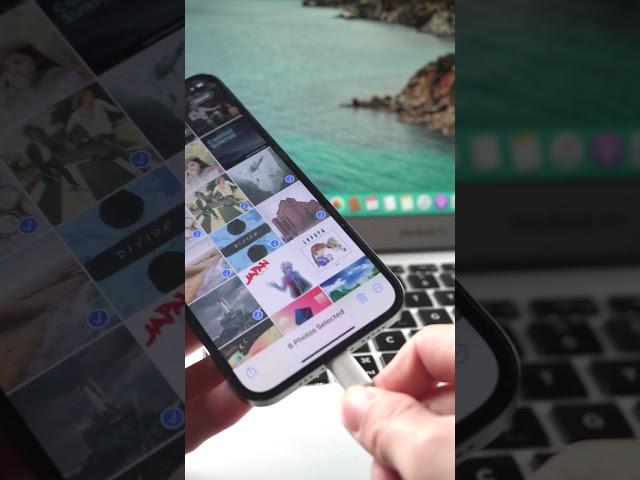 Transfer Your Photo From iPhone to Mac #shorts