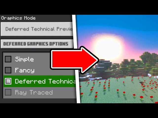 How To Download Render Dragon Shaders For Minecraft Bedrock 1.21!