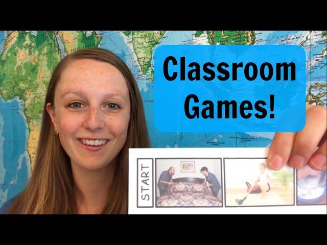 Present Progressive Classroom Games