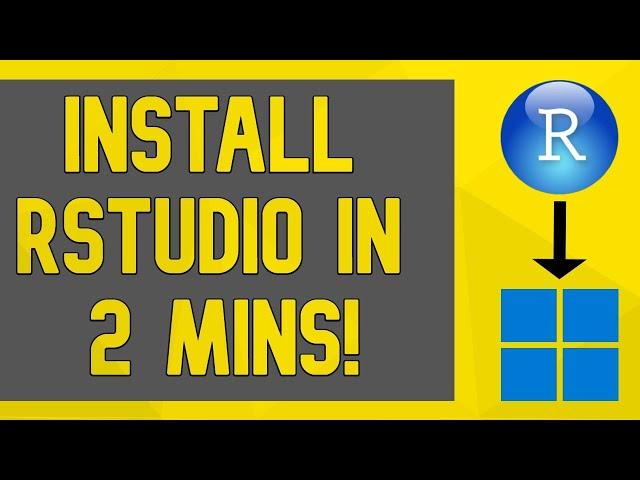 How to Install RStudio on Windows 10/11 (2022)