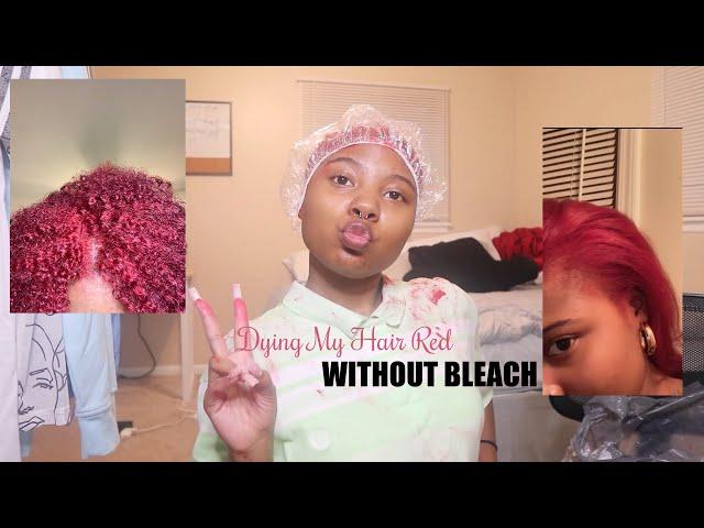 dying my hair red WITHOUT BLEACH