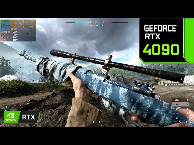 Battlefield 5 : RTX 4090 24GB ( 4K Ultra Graphics RTX ON / DLSS OFF )