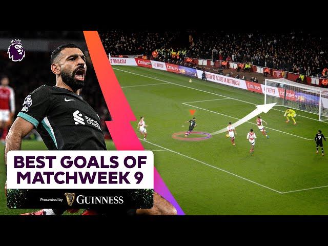 The BEST Goals of Matchweek 9 | FT Salah, Palmer, Saka and MORE!