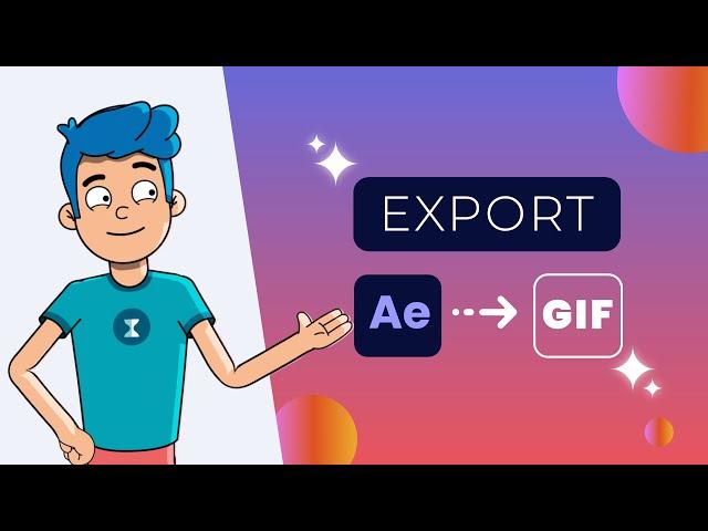 How to Export a GIF very easy in After Effects | Quick Tutorial