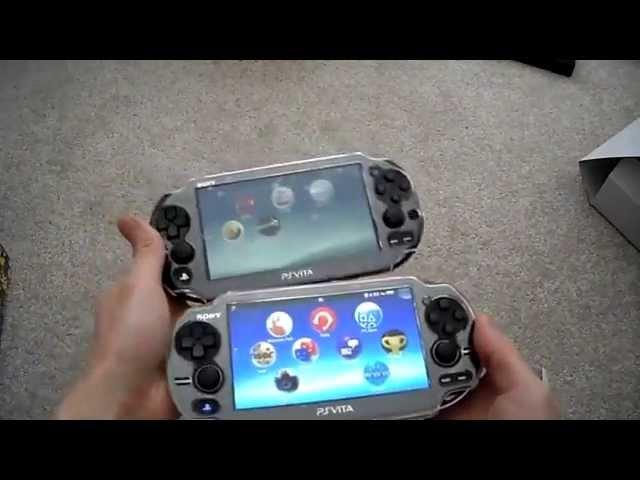 Review Comparison Playstation PS Vita 2000 Slim Vs Versus PS Vita 1000 Phat Fat Part 1