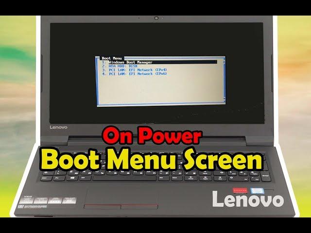 How to solve Lenovo Ideapad -  Boot Menu | Laptop does not enter Windows | Windows does not appear