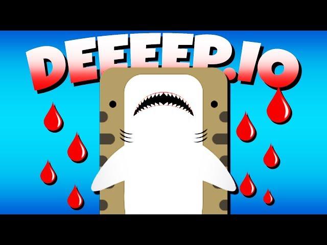 Stealthy Tiger Shark Destroys Everything - Deeeep.io Gameplay