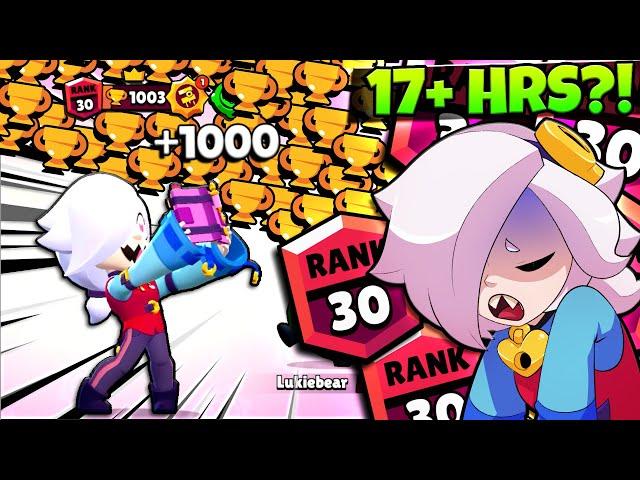 +1000 Trophies At ONCE With New Brawler Colette! Rank 30 Colette Push!!