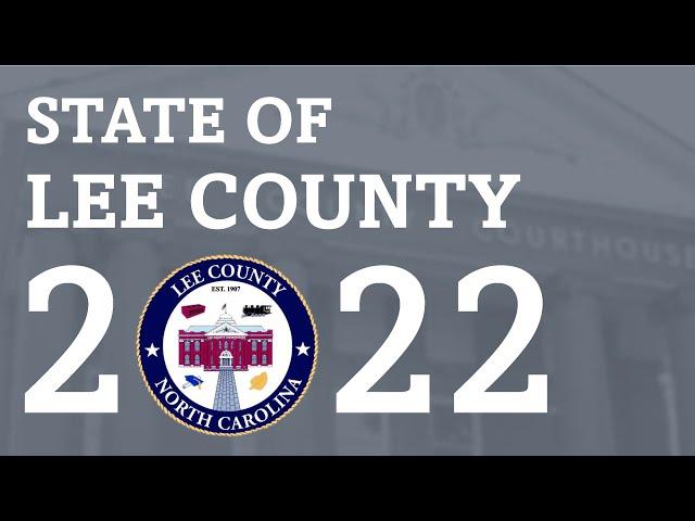 State of Lee County, NC 2022