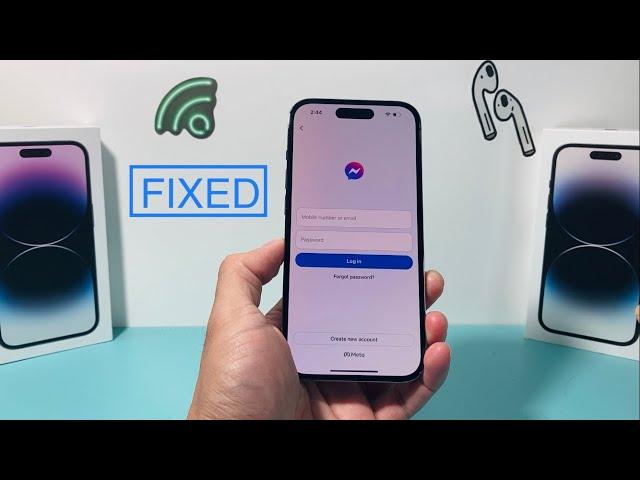 How to Fix Facebook Messenger Not Working on iPhone