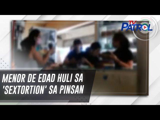 Menor de edad huli sa 'sextortion' sa pinsan | TV Patrol