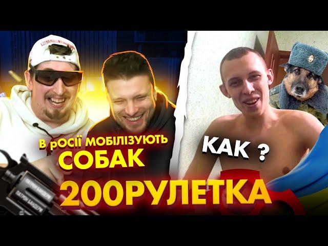  В РОСІЇ МОБІЛІЗОВУЮТЬ СОБАК  КАК? | 200рулетка #16