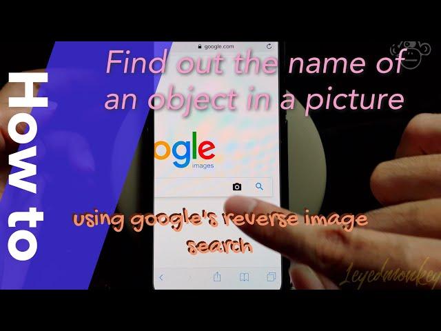 How to reverse search an image in google using iphone